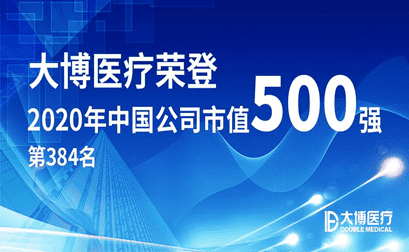 Double Medical fait son entrée dans le top 500 des entreprises chinoises par capitalisation boursière   2020!