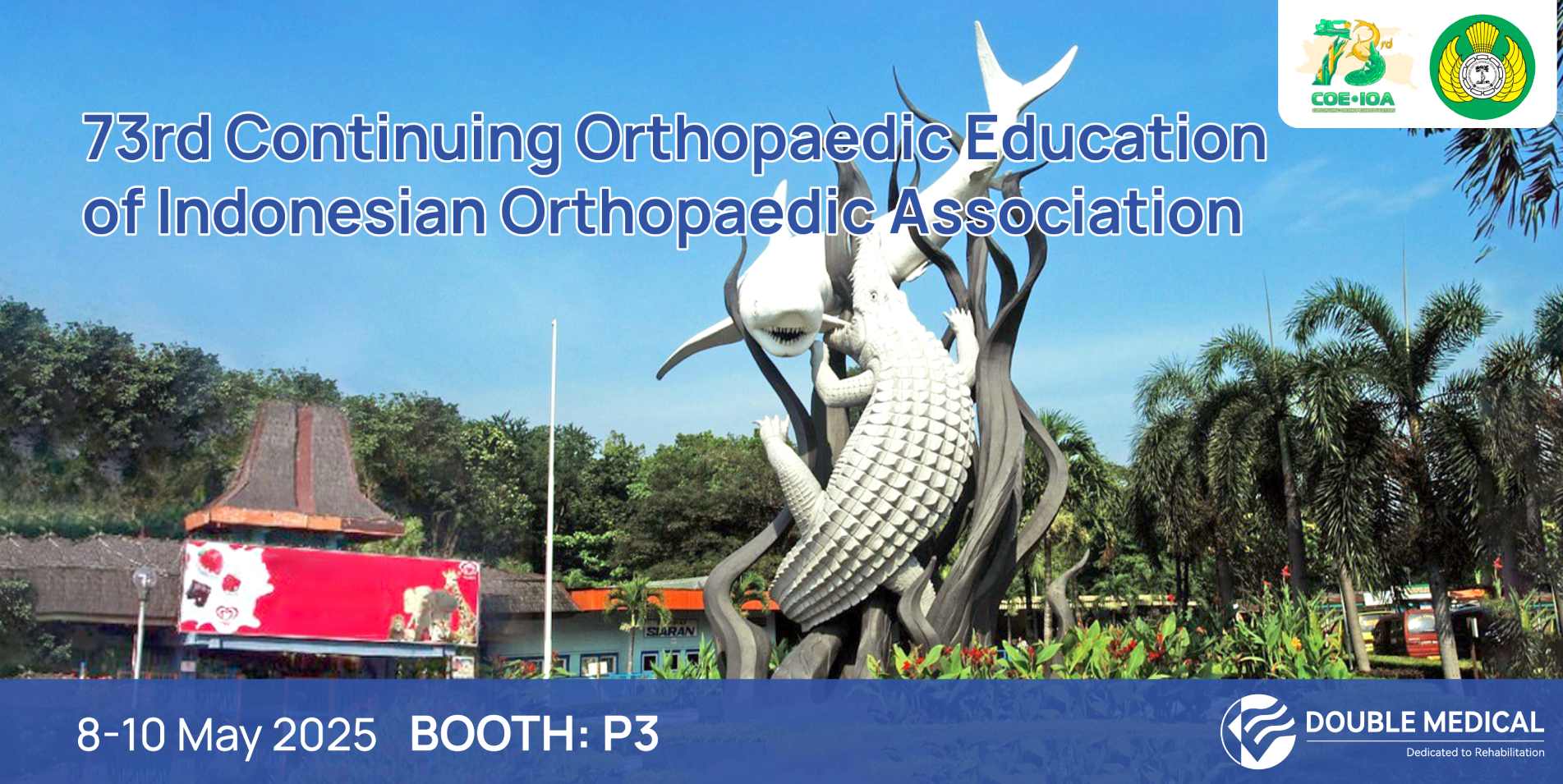 Découvrez une technologie orthopédique révolutionnaire avec Double Medical lors de la 73e formation continue en orthopédie de l'Association indonésienne d'orthopédie